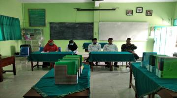 Visitasi Lomba Kebersihan Lingkungan dan Administrasi HAB Kemenag Ke 75 Tahun 2021